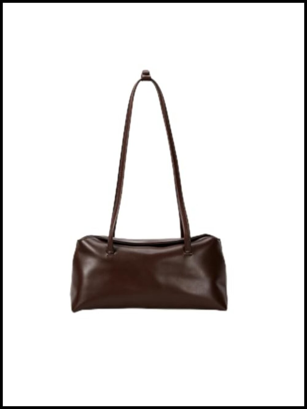 Vintage Style PU Leather Shoulder Bag Hobo Satchel Handbag with Magnetic Closure